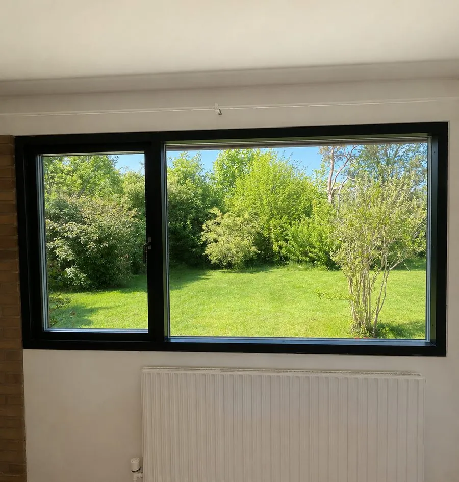Nyt vindue i spisestuen