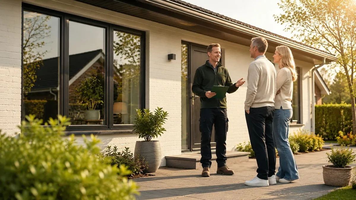 Adviser going through the options with a customer